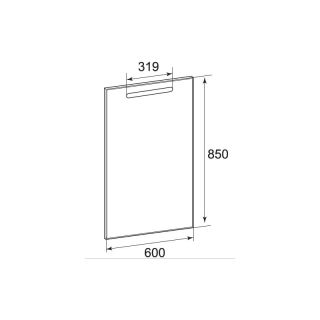 Зеркало Roca Gap ZRU9302688 60 см со светильником